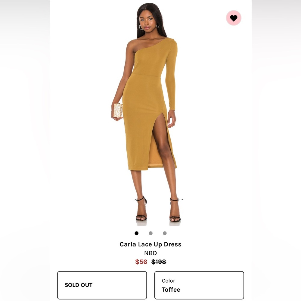 NBD Carla Lace Up Dress.  Bought from Revolve.